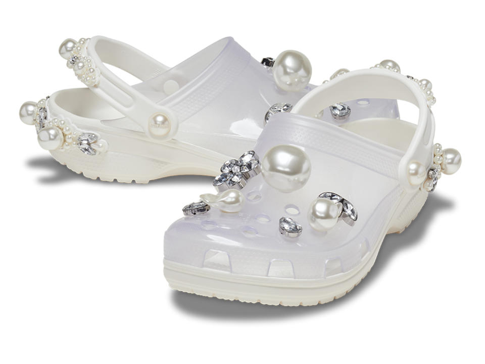 Simone x Crocs Classic Clog in White