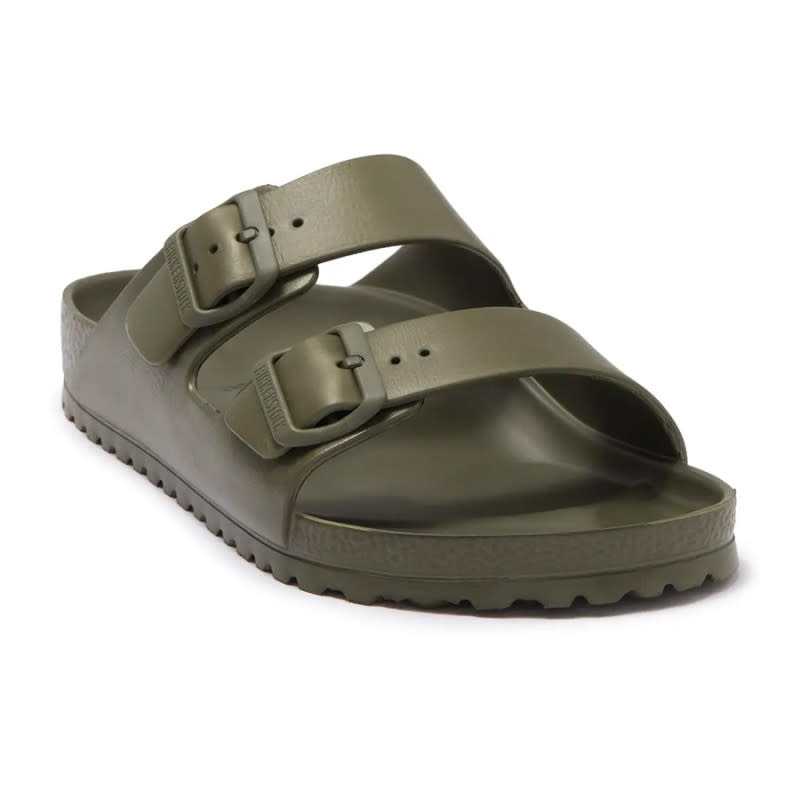 <p>Courtesy of Nordstrom</p><p>Every dad needs <a href="http://mensjournal.com/style/best-mens-sandals-flip-flops-summer" rel="nofollow noopener" target="_blank" data-ylk="slk:reliable sandals;elm:context_link;itc:0;sec:content-canvas" class="link ">reliable sandals</a> that are easy to put on and take off—the pair he puts on to get the mail, do a quick run to the store, or futz around in the backyard. These are the sandals for the job, the classic Birkenstock Arizona form factor but made out of soft, durable, waterproof, lightweight, and cheap ethylene-vinyl acetate, or EVA. They’re cheap enough to replace without worry and tough enough to not need replacing at least until the newborn heads to kindergarten. And, even if it seems like it’d be a bit too cold to gift these for Christmas, they’d also be a fantastic first Father’s Day gift come next spring.</p><p>[$50; <a href="https://clicks.trx-hub.com/xid/arena_0b263_mensjournal?q=https%3A%2F%2Fclick.linksynergy.com%2Fdeeplink%3Fid%3Db8woVWHCa*0%26mid%3D1237%26u1%3Dmj-giftsfornewdad-cleblanc-1023%26murl%3Dhttps%3A%2F%2Fwww.nordstrom.com%2Fs%2Fbirkenstock-essentials-arizona-waterproof-slide-sandal-men%2F3849422&event_type=click&p=https%3A%2F%2Fwww.mensjournal.com%2Fgear%2Fgifts-for-new-dads%3Fpartner%3Dyahoo&author=Cameron%20LeBlanc&item_id=ci02cc9a3980002714&page_type=Article%20Page&partner=yahoo&section=shopping&site_id=cs02b334a3f0002583" rel="nofollow noopener" target="_blank" data-ylk="slk:nordstrom.com;elm:context_link;itc:0;sec:content-canvas" class="link ">nordstrom.com</a>]</p>