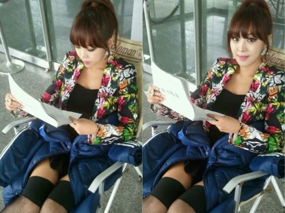 NARSHA going through script rehearsal