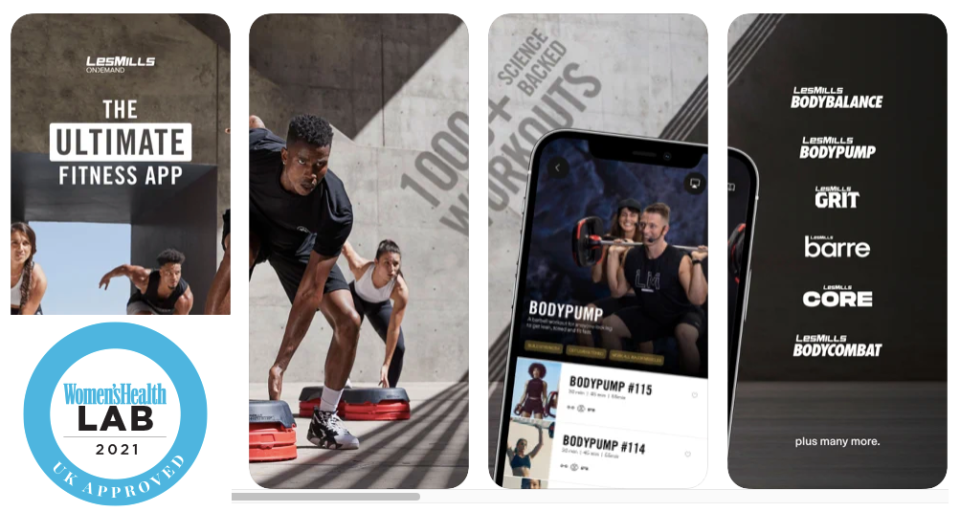 les mills best fitness apps