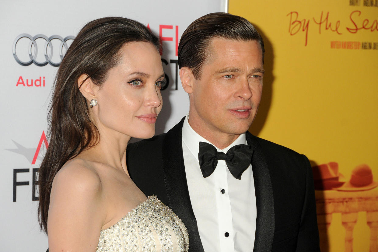 5 November 2015 - Hollywood, California - Angelina Jolie Pitt, Brad Pitt. AFI FEST 2015 - 