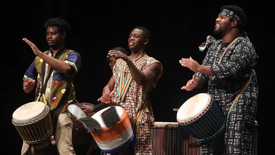 African Drum Interactive performed at the Martin Luthern King Unity Commemoration at the Fresno Veterans Memorial Auditorium on Jan. 15, 2024.