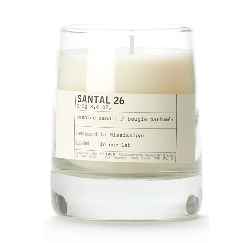 11) Santal 26 Classic Candle