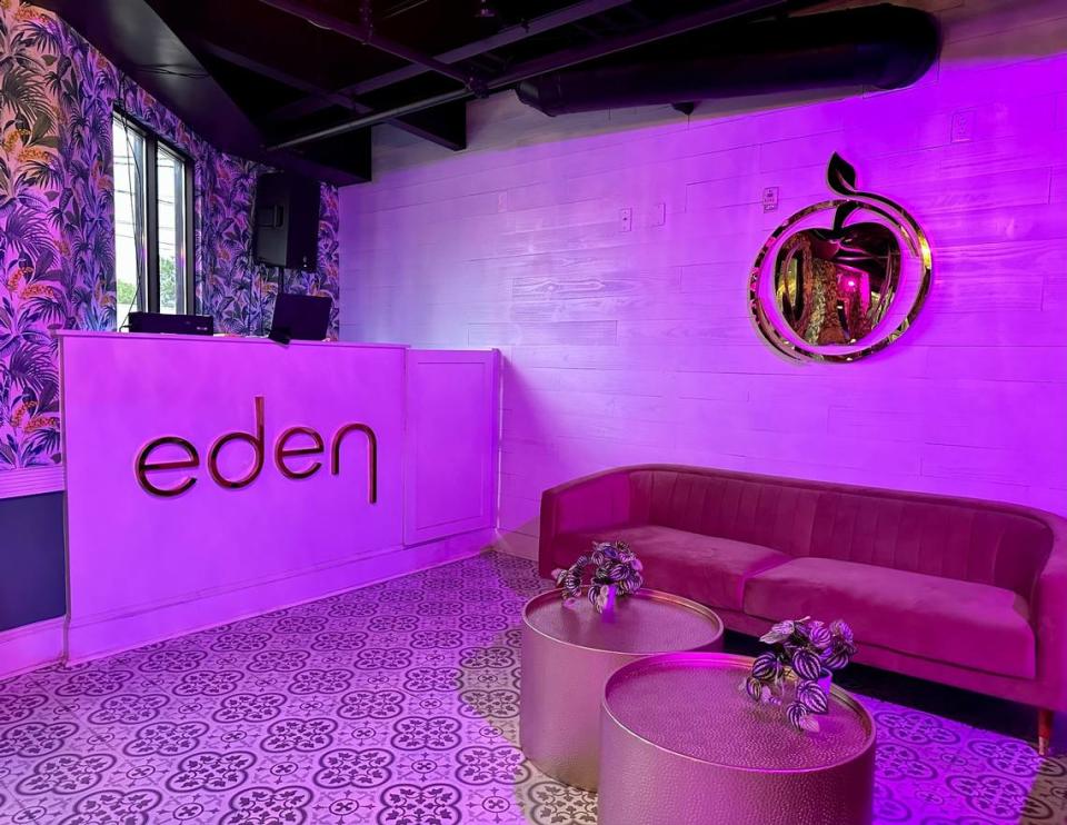 Eden, a cocktail lounge and bar in Plaza Midwood, has a wide variety of indoor and outdoor seating options.