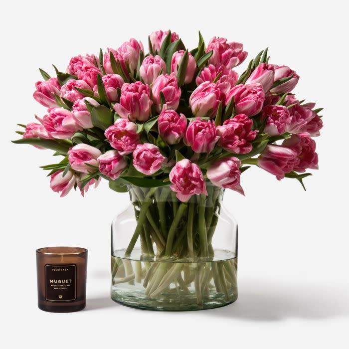 Princess Pink Double Tulips (Credit: Flowerbx)