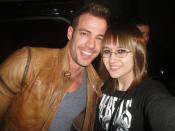 "William Levy and me. Such a cool guy! Check him out on Dancing With The Stars this season!"