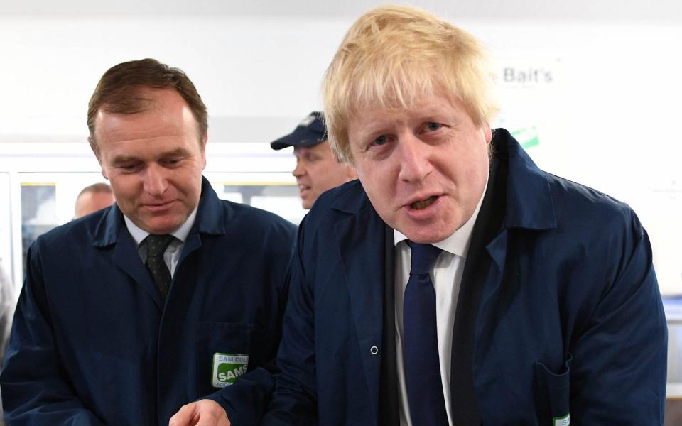 George Eustice and Boris Johnson on the Vote Leave campaign trail - Andrew Parsons / i-Images /i-Images Picture Agency 