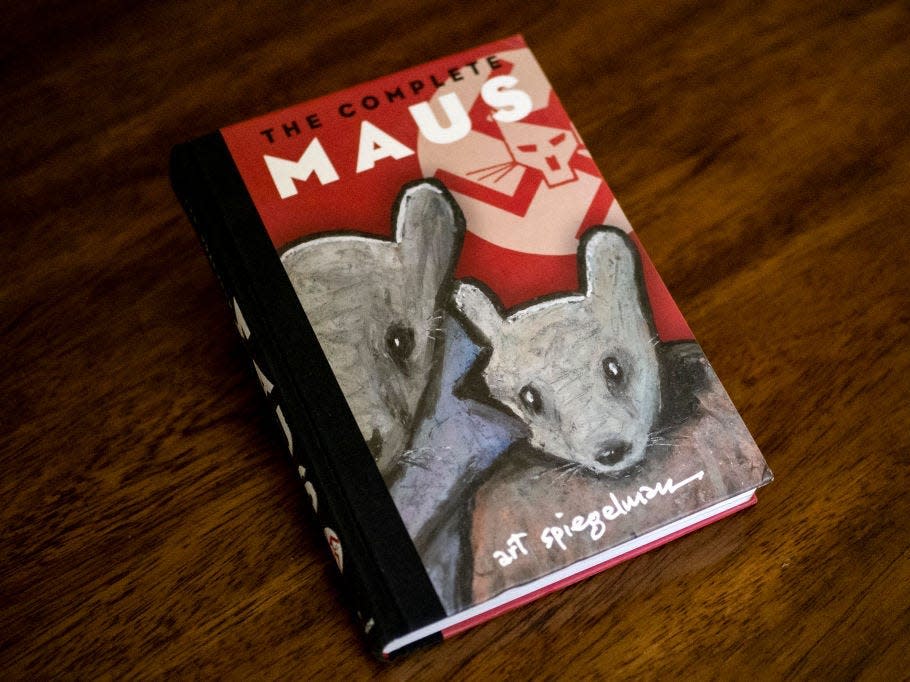 The graphic novel "Maus" by Art Spiegelman.