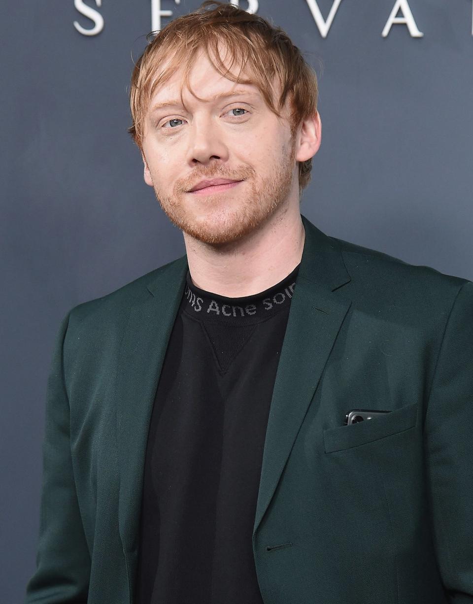 closeup of Rupert Grint