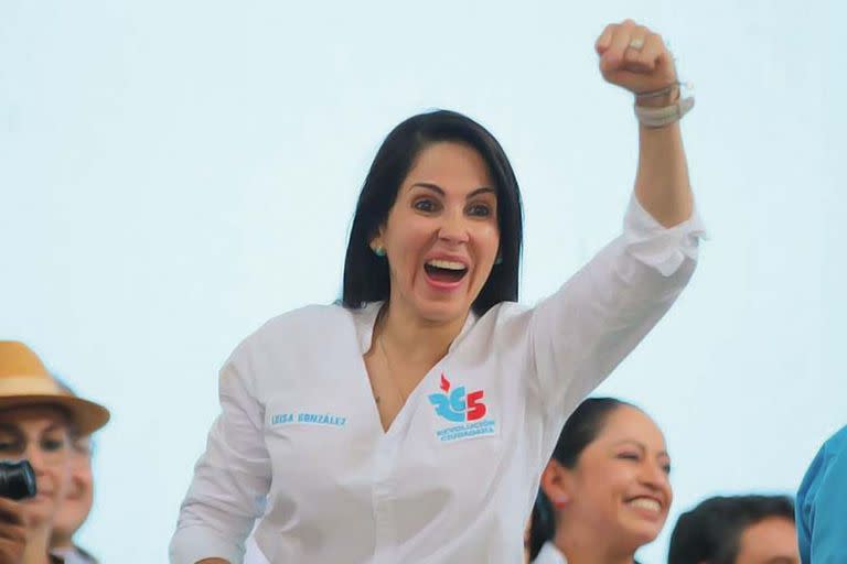 Luisa González, la elegida por Rafael Correa para competir en las elecciones de Ecuador
