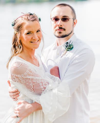 <p>Caitlyn Weathers</p> Aimee Copeland's wedding to Steven Mercier.