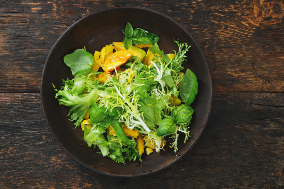 Plate of salad