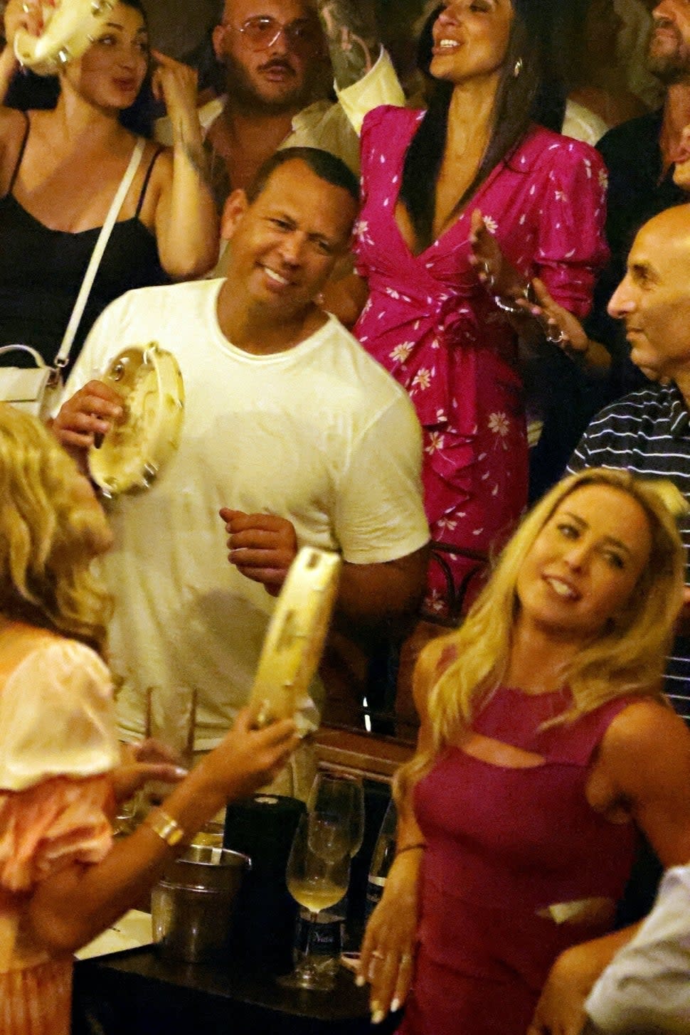 Alex Rodriguez spotted kissing model Kathryne Padgett in Capri