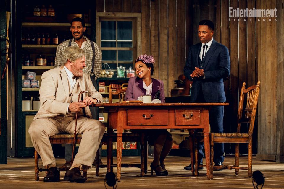 Billy Eugene Jones, Jay O. Sanders, Kara Young, and Leslie Odom Jr. in 'Purlie Victorious'