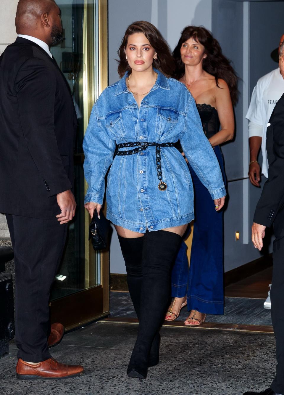 Yep, jean jacket outfits are sometimes just a dress.