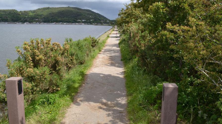 A path at Merkinch Local Nature Reserve