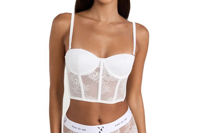 Cotton-Modal® Eliza Cutout Bralette in Starry Sky