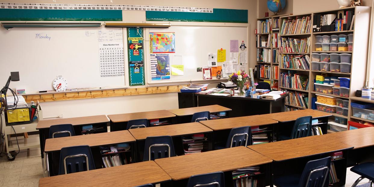 Empty classroom