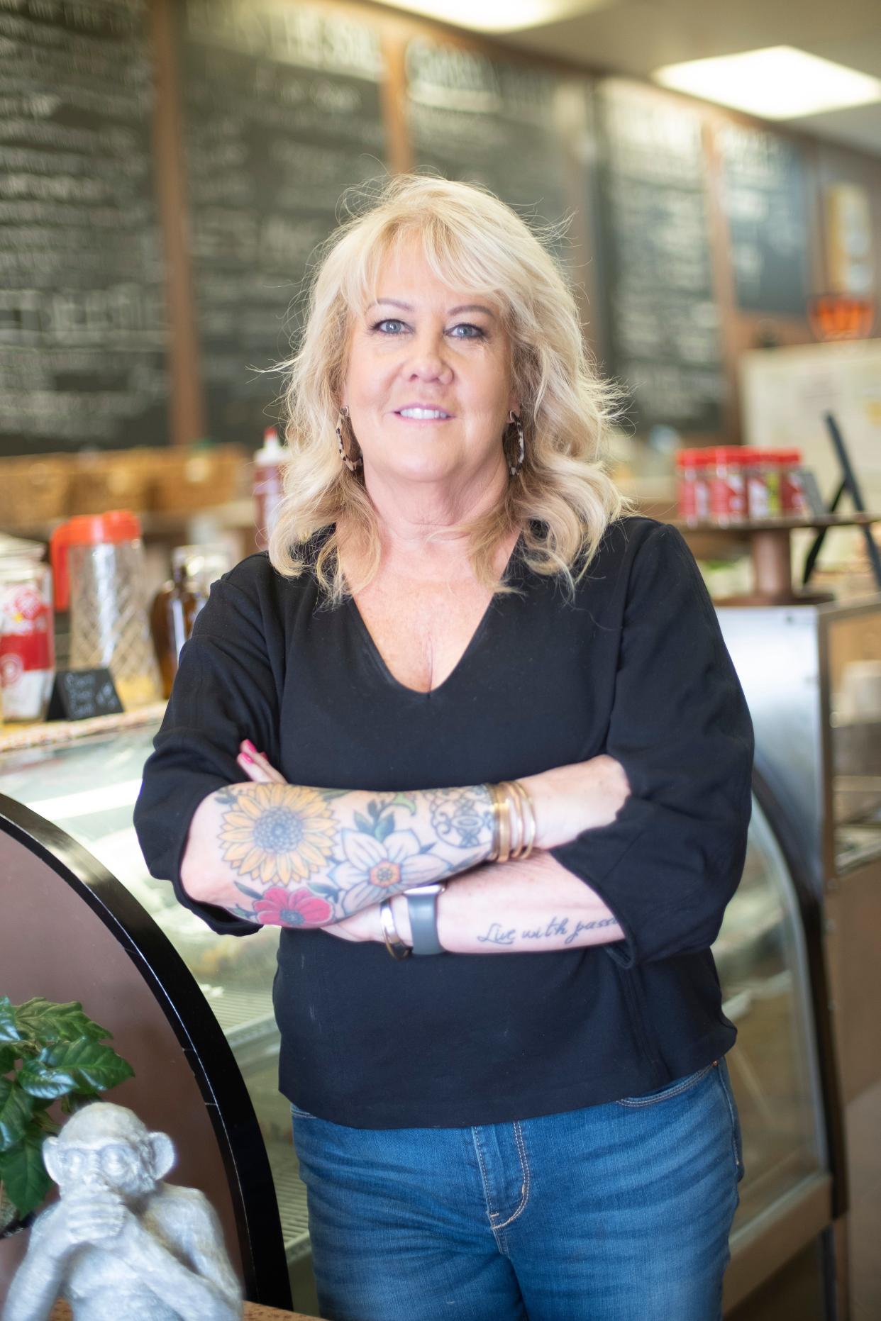 Owner Kim Wilcox at It's All So Yummy Café, 124 S. Peters Road, in Knoxville, Tenn. on Thursday, June 4, 2020.