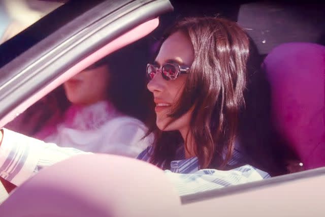 <p>Charli XCX/YouTube</p> Devon Lee Carlson in Charli XCX's "Speed Drive" music video.