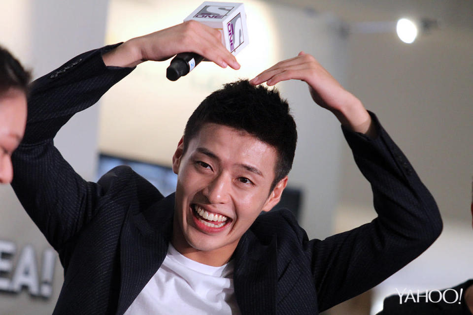 The affable 26-year-old actor was in Singapore to promote the drama, a Korean adaptation of the popular 2011 Chinese hit serial of the same name on 26 and 27 August.