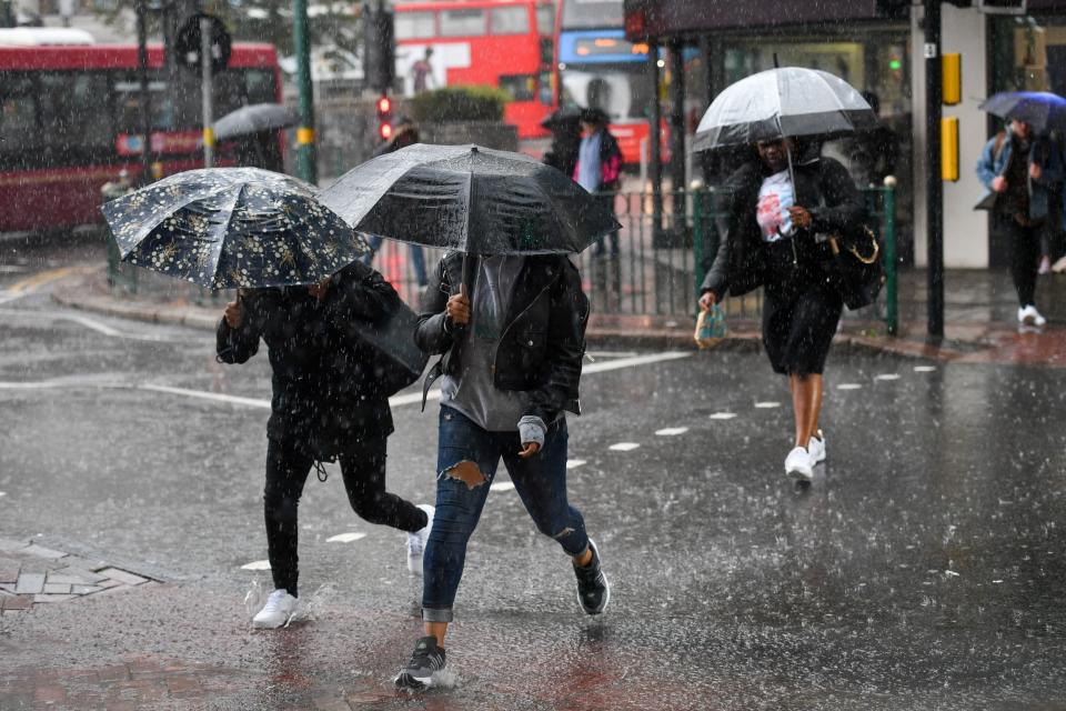 Wet and windy weather is set to sweep the UK: PA