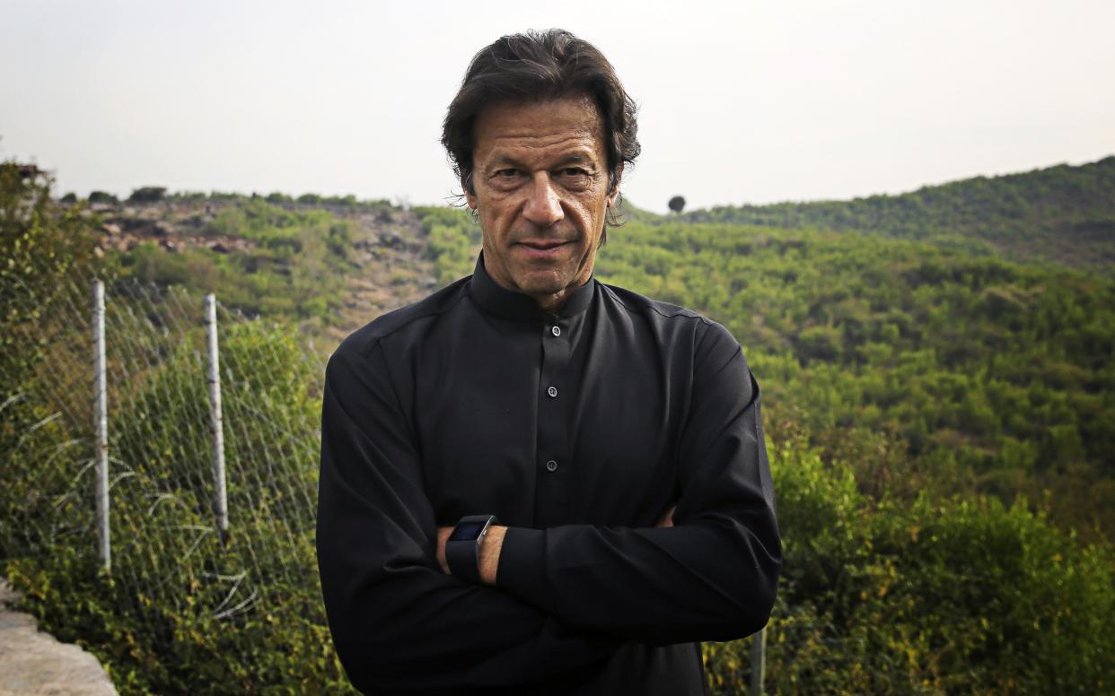 Imran Khan, chairman of Pakistan Tehreek-e-Insaf, poses for a photograph in Islamabad, Pakistan - © 2015 Bloomberg Finance LP