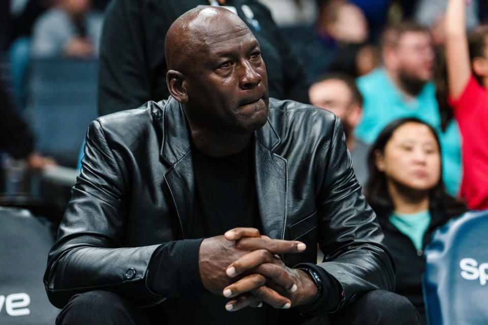 Michael Jordan became the majority owner of the Hornets in 2010. (Photo by Jacob Kupferman/Getty Images)