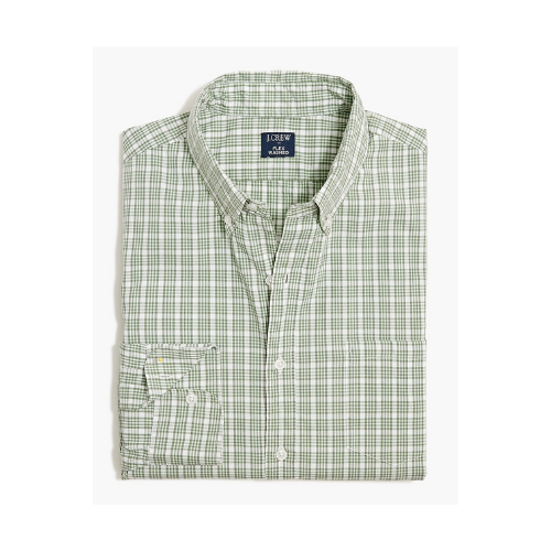 J. Crew Holiday Tartan Flex Casual Shirt