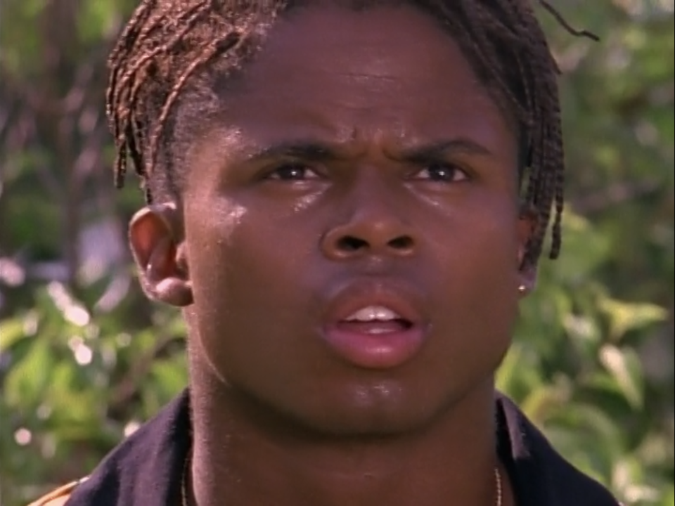 Walter Jones as Zack in the Power Rangers series (credit: Saban)