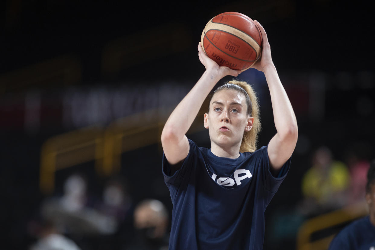 Breanna Stewart chose the New York Liberty in free agency to team up with Jonquel Jones, Sabrina Ionescu and Betnijah Laney. Then, Courtney Vandersloot joined for a super-team built during free agency. (Tim Clayton/Corbis via Getty Images)