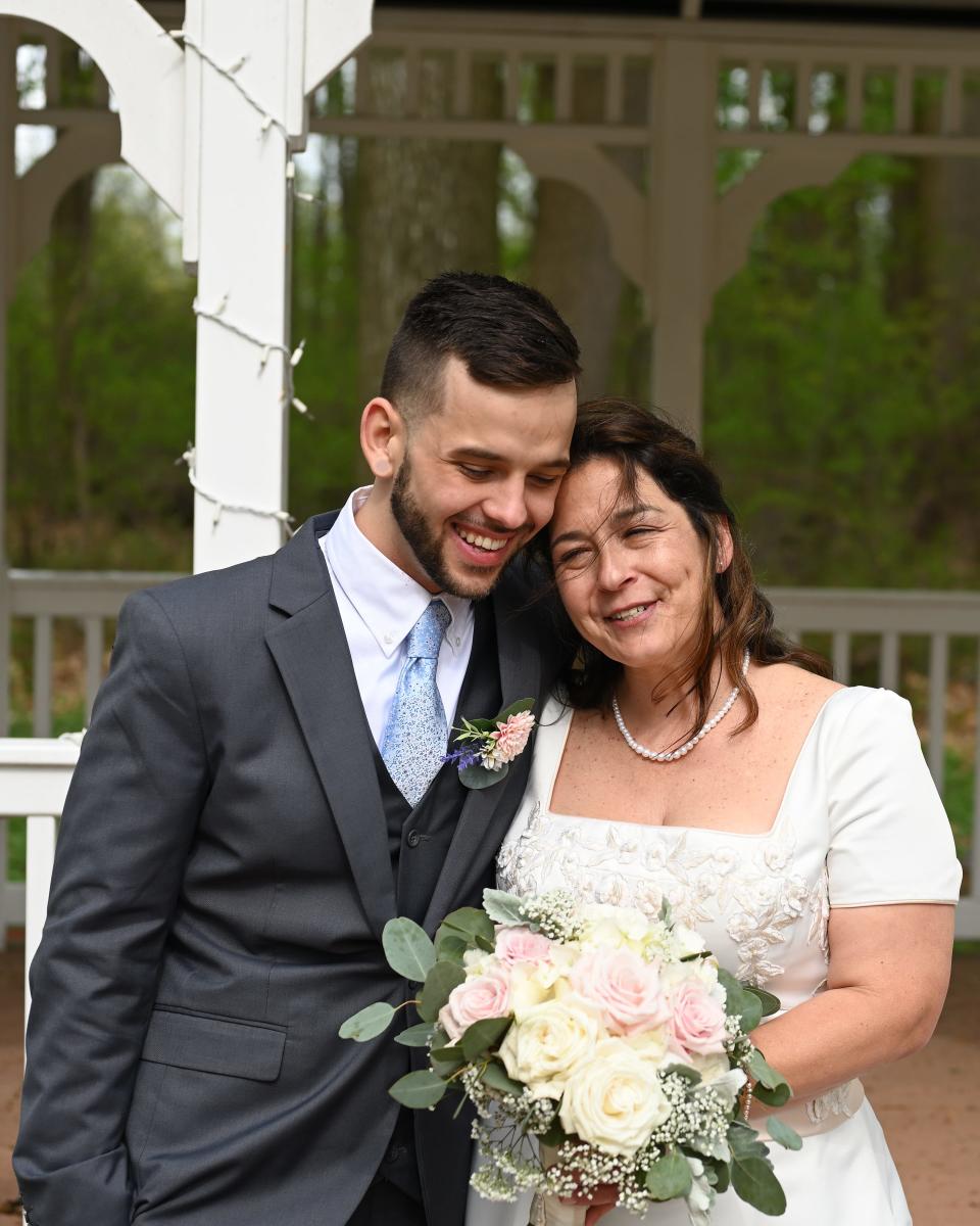 Tyler Cordeiro walked his mother, Susan, down the aisle on her wedding day in 2019. Cordeiro died the next year of an overdose.