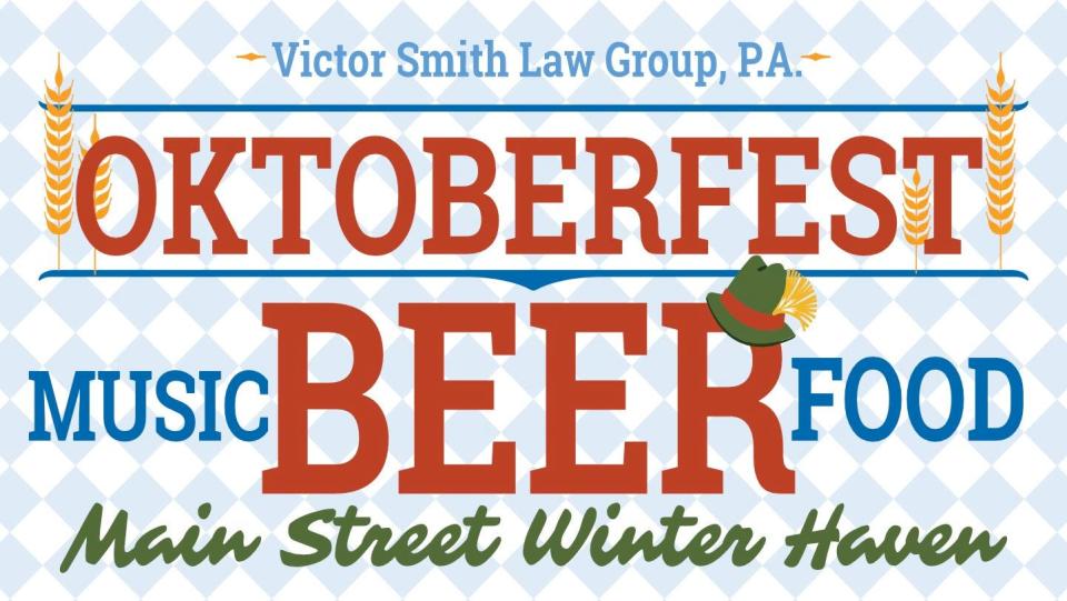 MAIN STREET WINTER HAVEN'S 15TH ANNUAL OKTOBERFEST: Oct. 7, Downtown Winter Haven Historic District