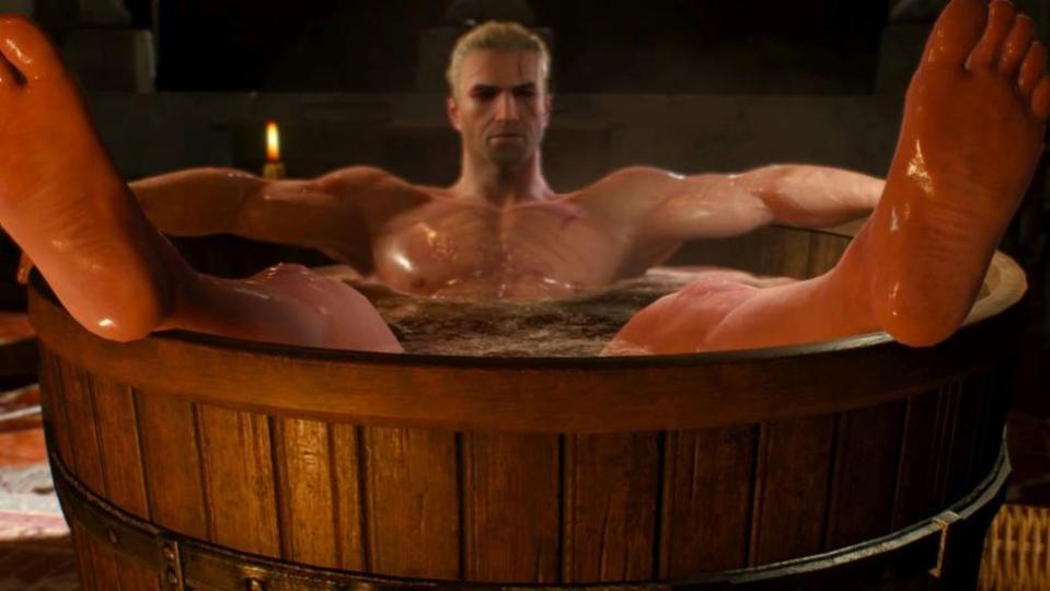 bathtub geralt