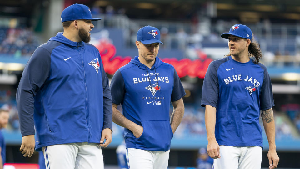 Will Alek Manoah bounce back and join Kevin Gausman atop the Blue Jays rotation in 2024? (Photo by Mark Blinch/Getty Images)