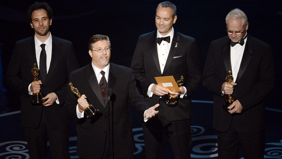 Guillaume Rocheron, Bill Westenhofer, Erik-Jan De Boer and Donald R. Elliott