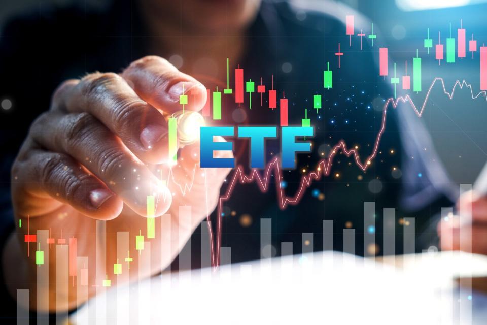 ETF on top of investing chart