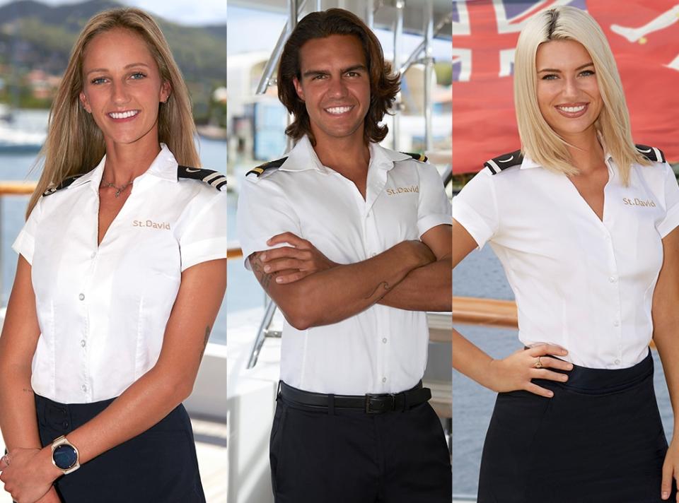 Leigh-Ann Smith, Ben Willoughby, Camille Lamb, Below Deck