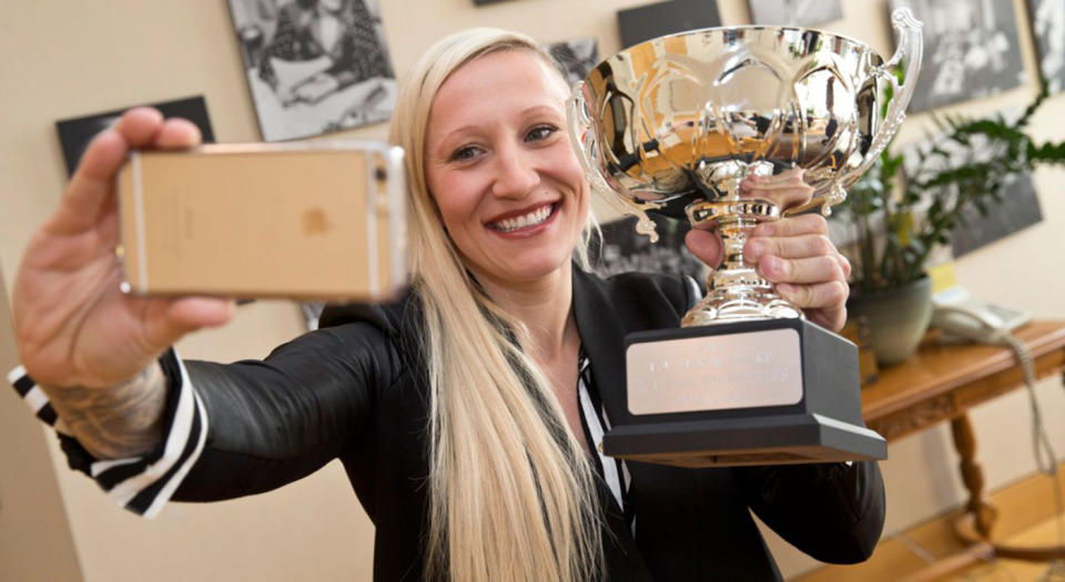 Kaillie Humphries won the Lou Marsh Trophy in 2014. (Tara Walton/Toronto Star via Getty Images)