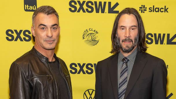 PHOTO: Chad Stahelski and Keanu Reeves attend a special screening ofœJohn Wick: Chapter 4 during the 2023 SXSW Conference and Festival at The Paramount Theater on March 13, 2023 in Austin. (Rick Kern/Getty Images for Lionsgate)