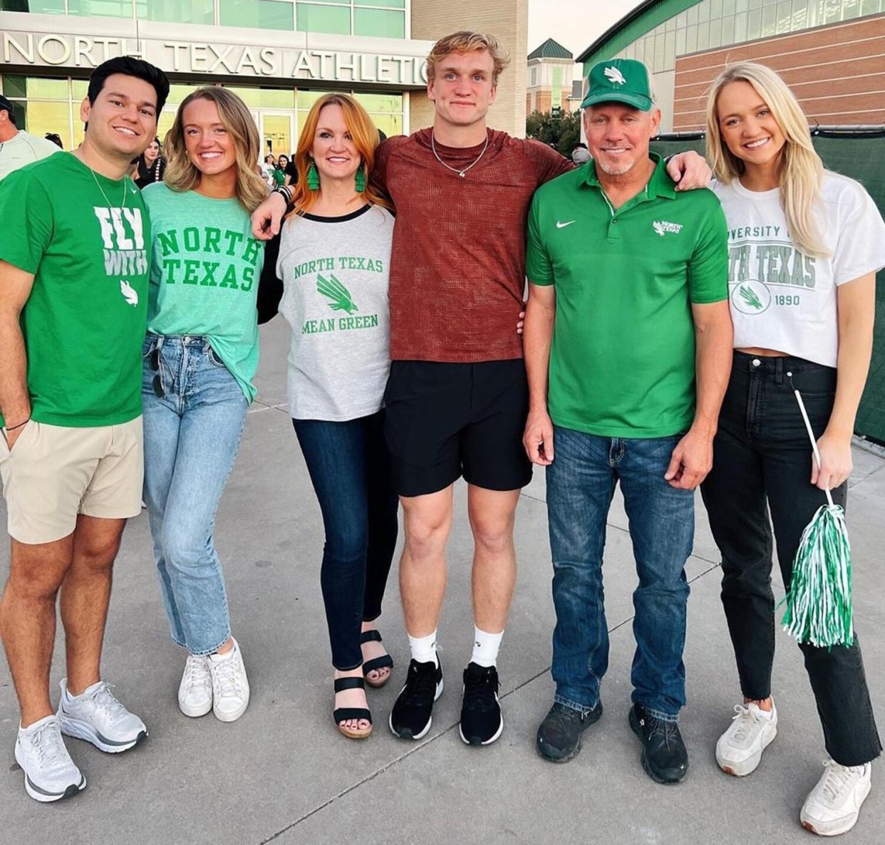 Ree Drummonds family have a mini reunion at Bryce’s football game