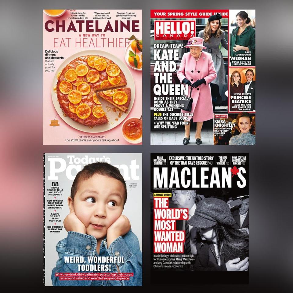 Rogers has been the biggest magazine publisher in the country ever since it bought the Maclean-Hunter publications in 1994.