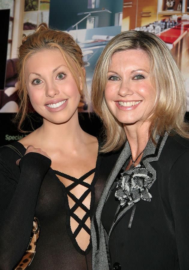 Her mum Olivia (pictured her with Chloe in 2005) supports her latest procedures. Source: Getty