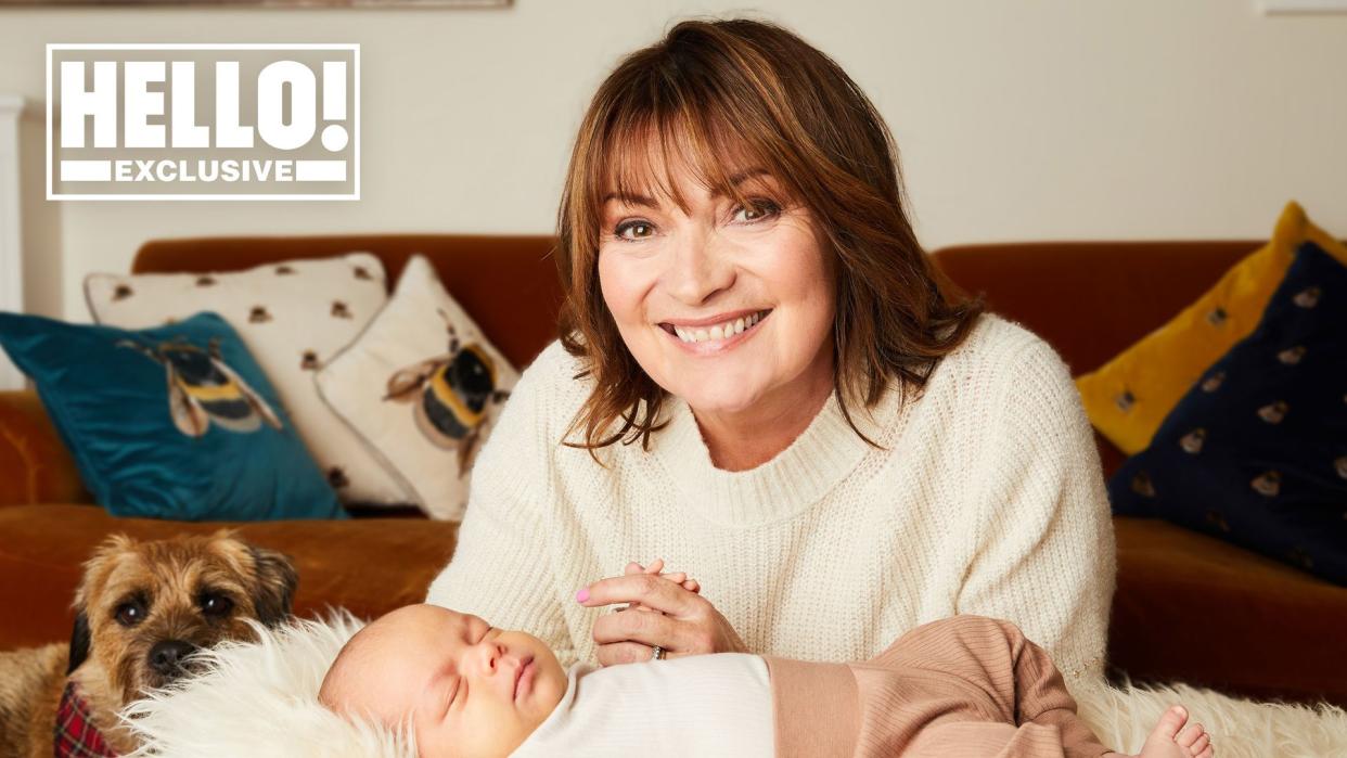 Lorraine Kelly poses with baby Billie for exclusive HELLO! shoot