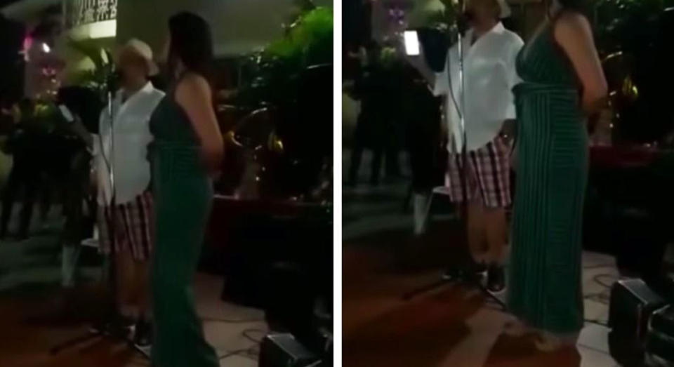 A man appeared to get all his friends together for a bash in Venezuela, South America. [Photo: YouTube/Chikybombom real]