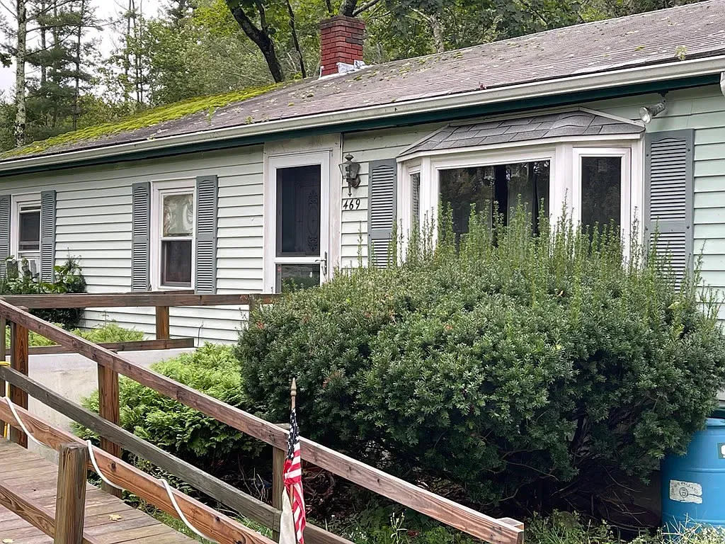 This 960-square-foot home at 469 Indian Head St. in Hanson went on the market in September 2023 for $299,999. According to data from The Warren Group, Hanson has the least expensive median home sale price on the South Shore as of August.