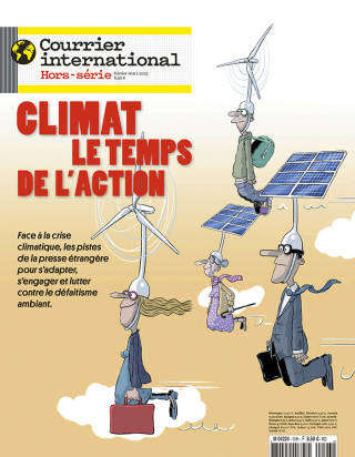 Couverture du hors-série Climat de “Courrier international”.. “Courrier international”
