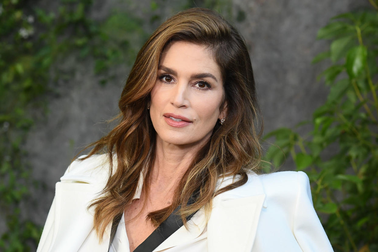 Cindy Crawford talks about posing nude now and then. (Photo: Getty Images)