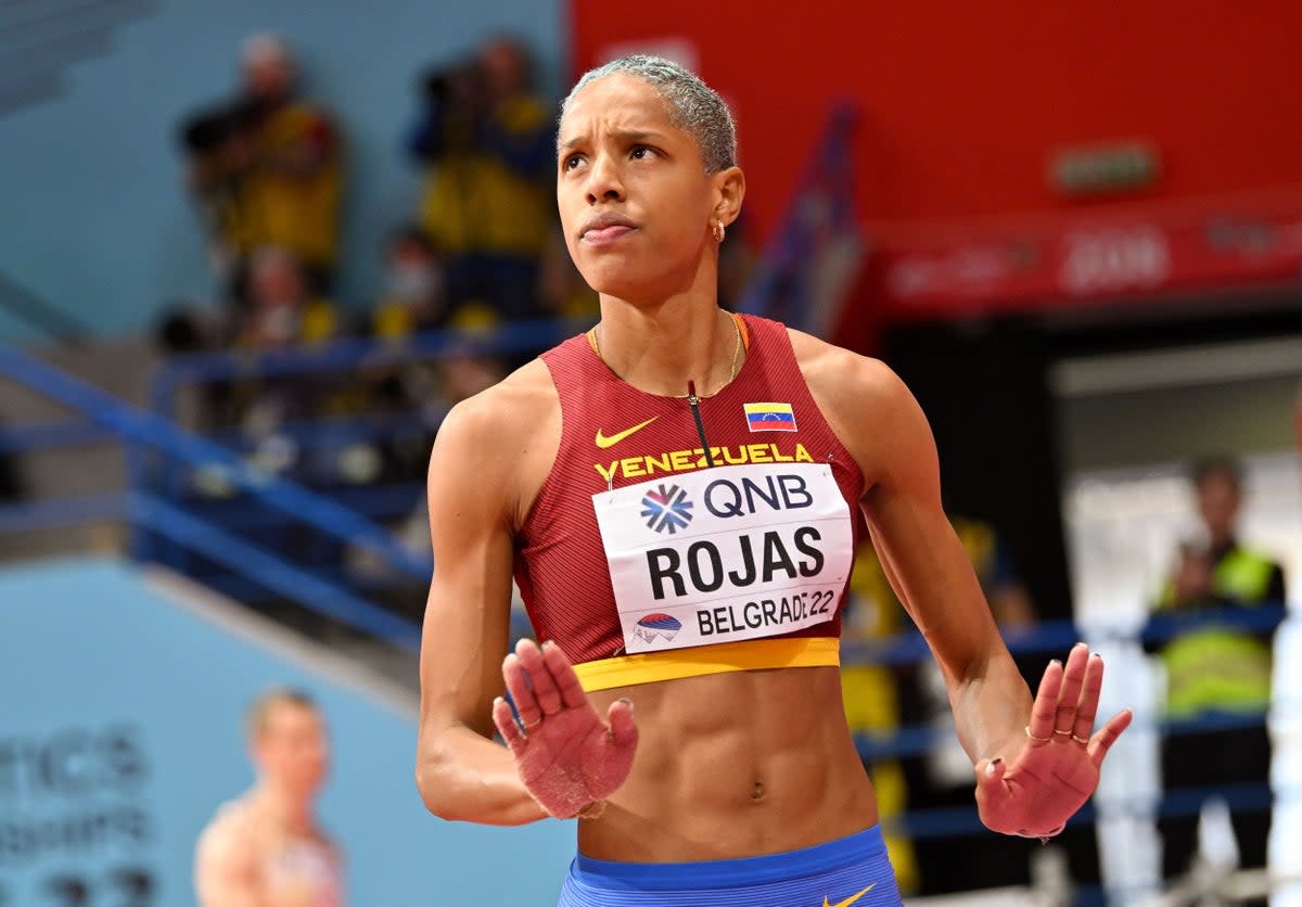 Rojas is the Olympic champion and world record holder in triple jump  (AFP via Getty Images)