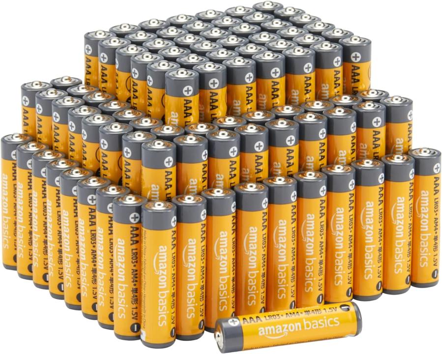 Amazon Basics 100 Pack AAA High-Performance Alkaline Batteries. (Image via Amazon Canada)